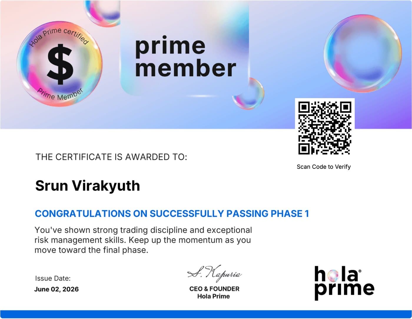 Hola Prime — Phase 1 — 02 Jun 2026